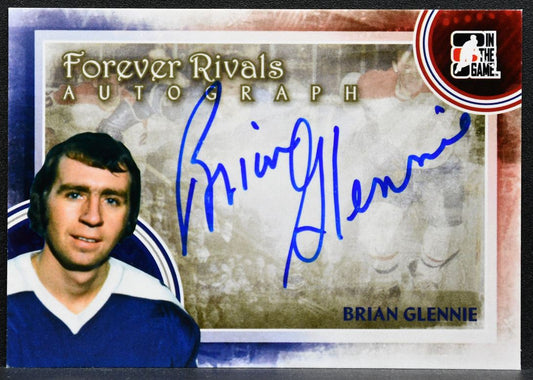 2011-12 In The Game Forever Rivals Autos Brian Glennie Maple Leafs Auto 7095