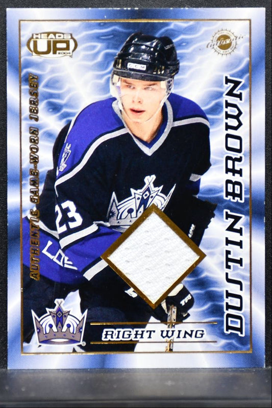 2003-04 Pacific Heads Up Jerseys Dustin Brown 14 Kings 1105/1200 Jersey 4435