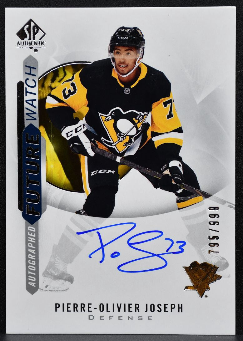 2020-21 SP Authentic Future Watch Auto Joseph Penguins RC Auto 2270