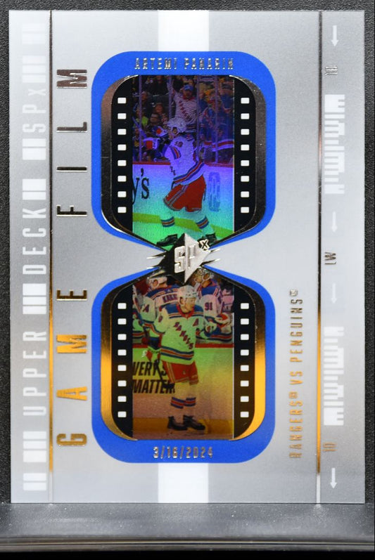 2025-26 SPx Game Film Artemi Panarin GF-15 New York Rangers 0014