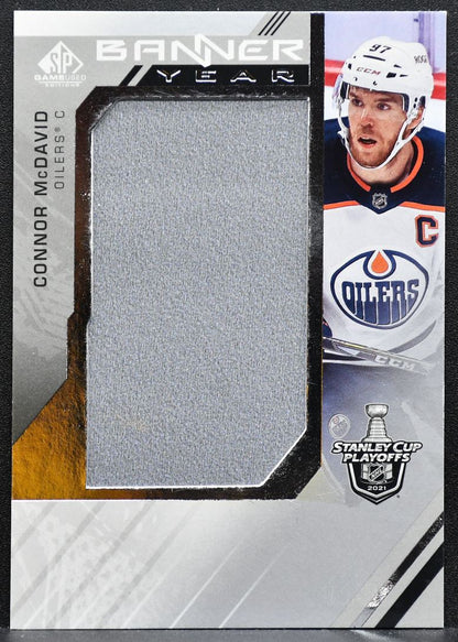 2021-22 SPGU 2021 NHL Stanley Cup Playoffs Banner Year McDavid Jersey 6309