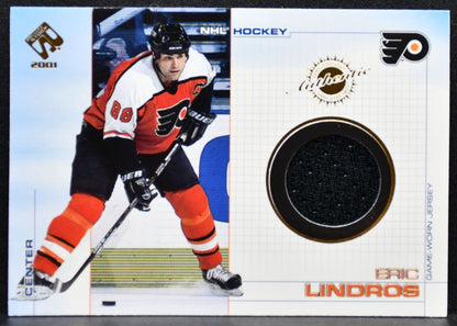 2000-01 Pacific Private Stock Game Gear Eric Lindros 84 Flyers Jersey 5184