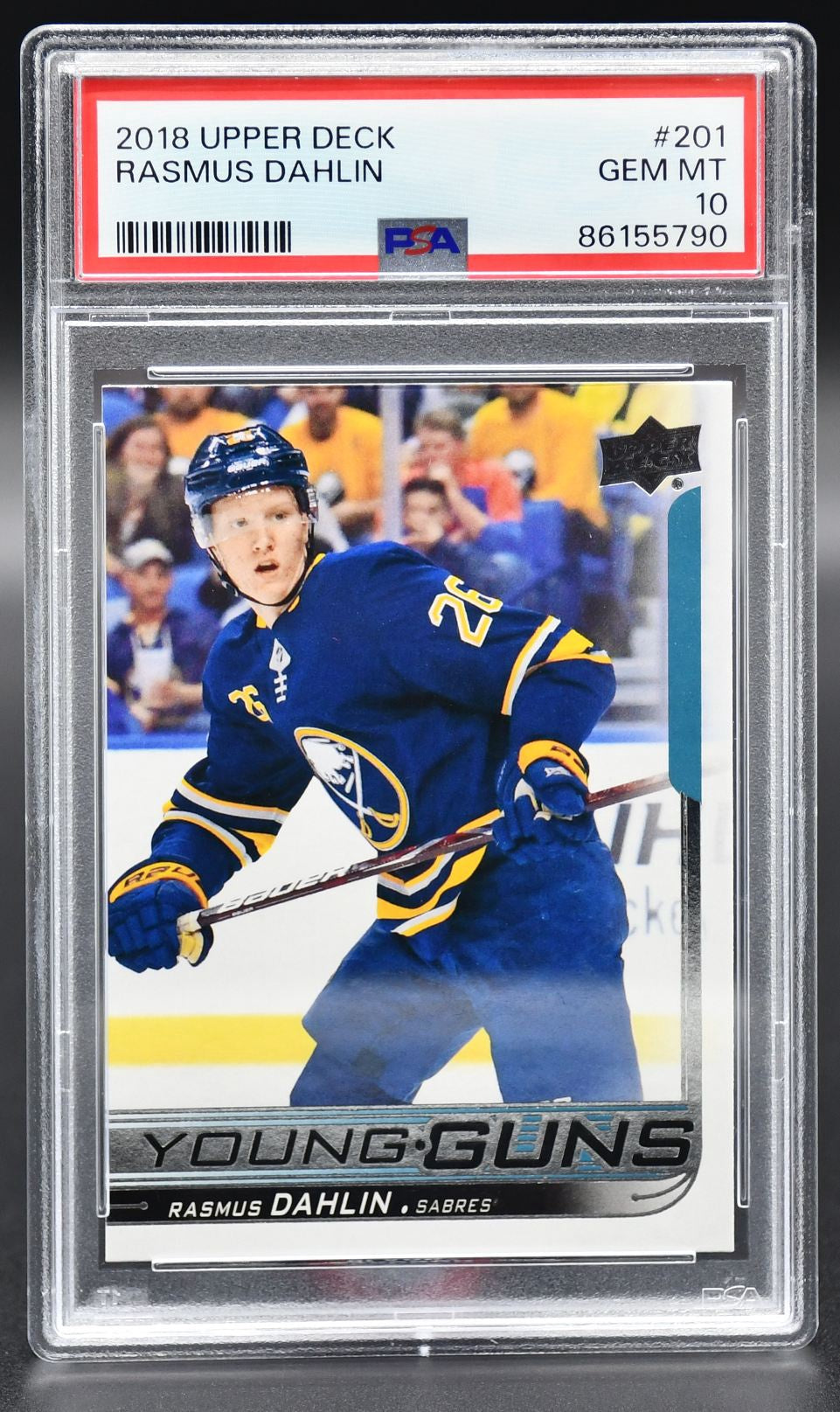 2018-19 UD Series 1 Rasmus Dahlin 201 Buffalo Sabres RC