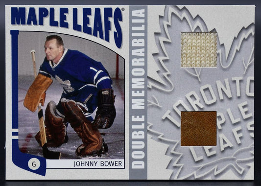 Collection Double Souvenirs des Franchises In the Game 2004-05 Bower DM-03 /60 Maillot/Gant