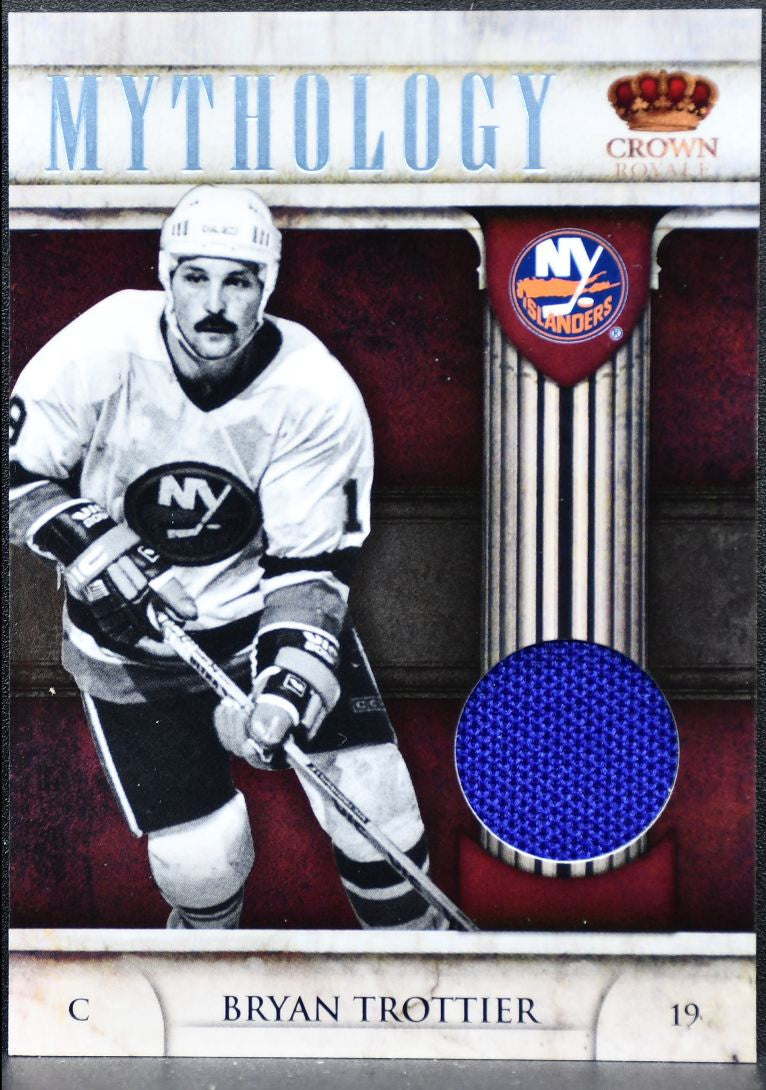 2011-12 Panini Crown Royale Mythology Jersey Trottier Islanders Jersey 8631