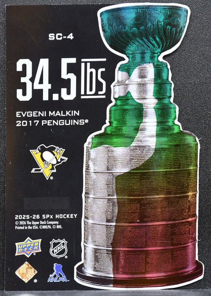 2025-26 SPx 34.5 LBs Evgeni Malkin SC-4 Pittsburgh Penguins 8013