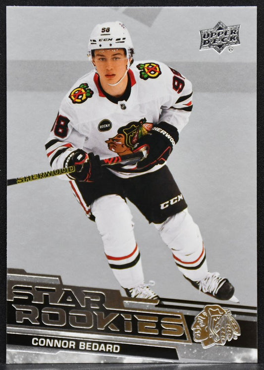 2023-24 Upper Deck Star Rookies Box Set Connor Bedard 1 Chicago Blackhawks RC 1991