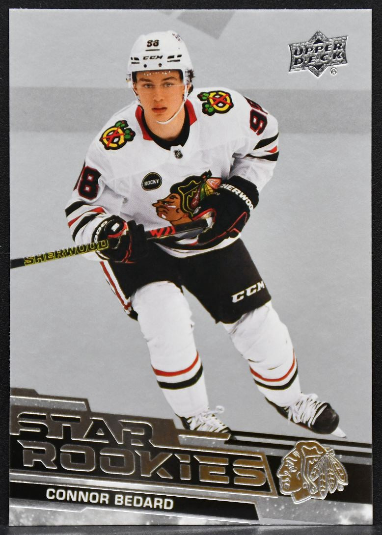 2023-24 Upper Deck Star Rookies Box Set Connor Bedard 1 Chicago Blackhawks RC 1991