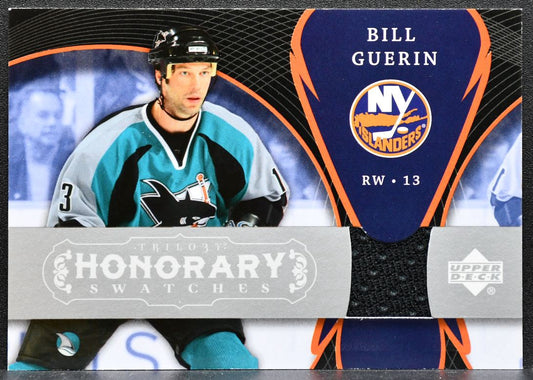 2007-08 UD Trilogy Honorary Swatches Bill Guerin HS-BG Islanders Jersey 3704