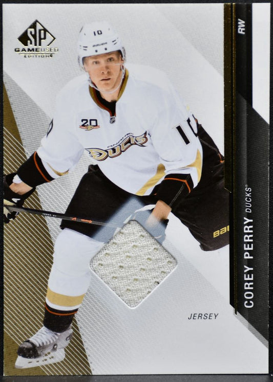 2014-15 SP Game Used Gold Jerseys Corey Perry 85 Jersey 9745
