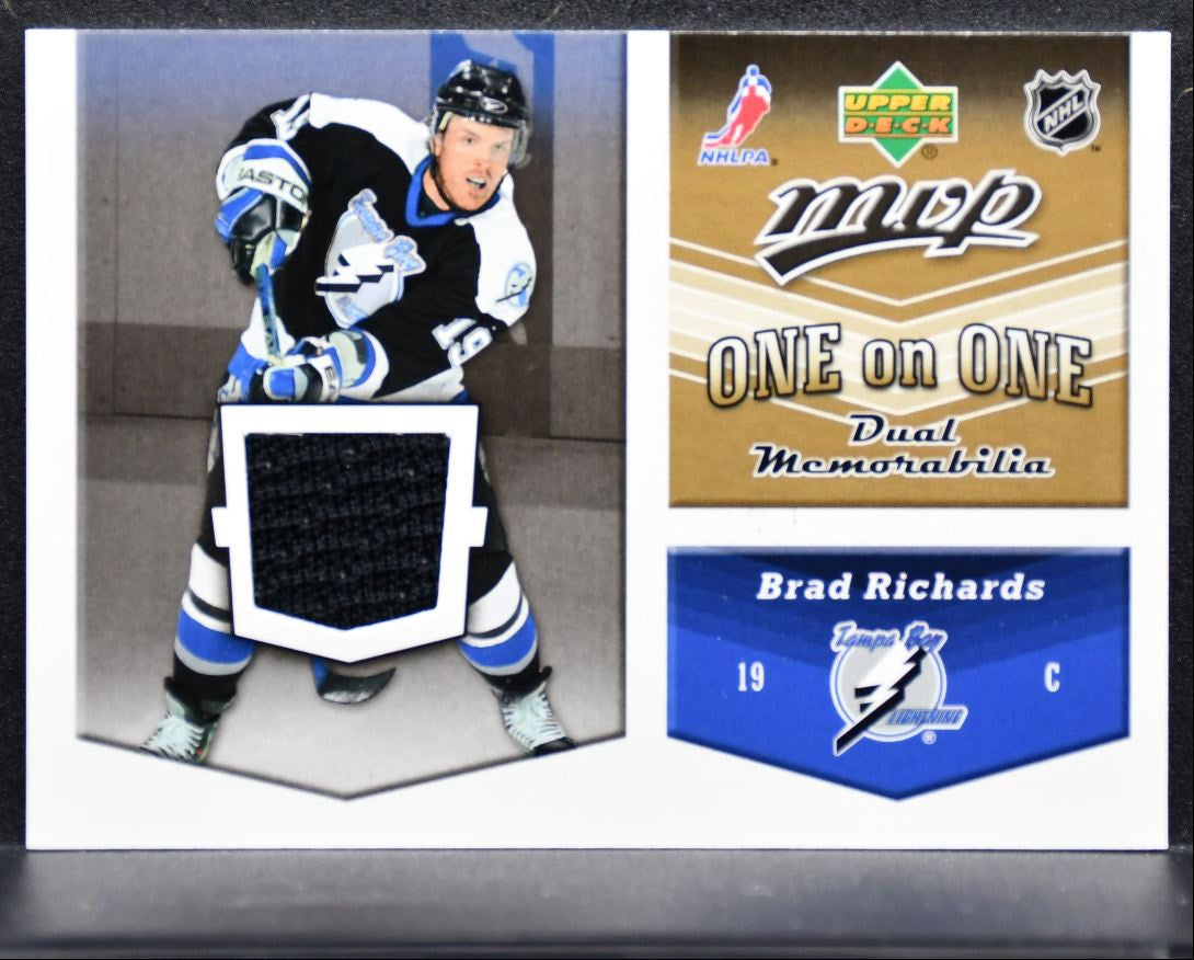 2006-07 UD MVP One on One Dual Memorabilia Richards/Brind'Amour Jersey 3520