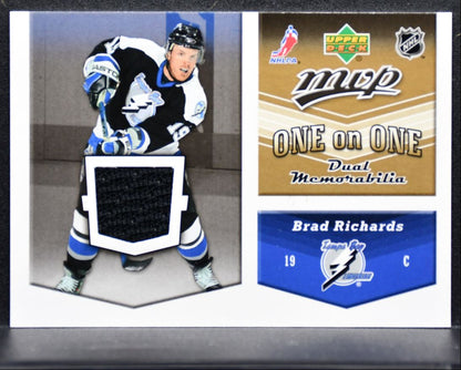 2006-07 UD MVP One on One Dual Memorabilia Richards/Brind'Amour Jersey 3520