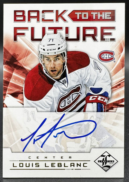2012-13 Back to the Future Lafleur / Leblanc Montreal Canadiens Auto /25