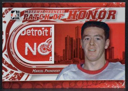 12-13 In The Game Motown Madness Patch of Honor Pronovost PH-26 Red Wings Patch 4282