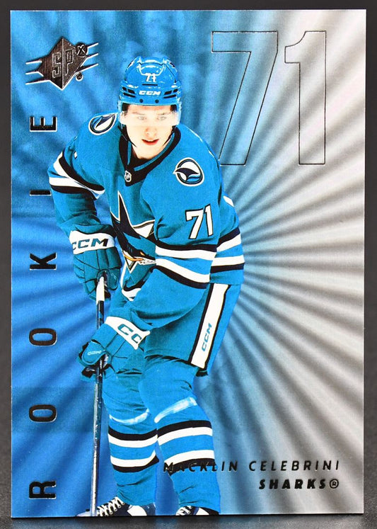 2024-25 SPx Rookie Base Macklin Celebrini 160 RC