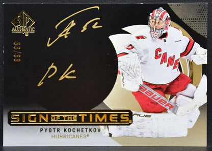 2024-25 SP Authentic Sign Times Black Kochetkov Hurricanes Auto 89/99 8294