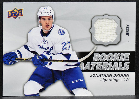 2014-15 Upper Deck Series 2 Rookie Materials Jonathan Drouin RM2 RC Jersey 9309