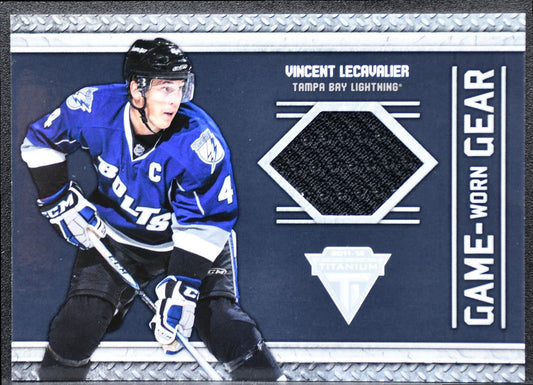 2011-12 Panini Titanium Game-Worn Gear Vincent Lecavalier Lightning Jersey 8235