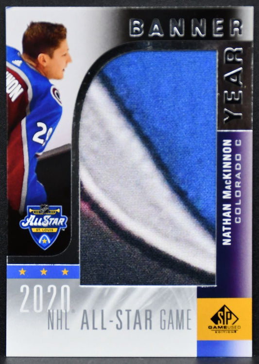 2020-21 SP Game Used Banner Year 2020 NHL All-Star Game MacKinnon Patch 8449