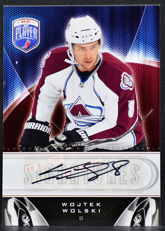 2009-10 UD Be A Player Signatures Wojtek Wolski S-WW Colorado Avalanche Auto