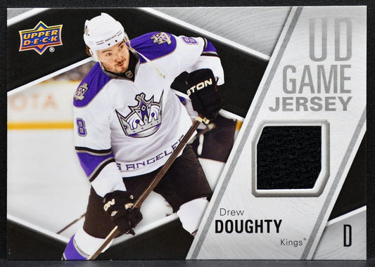 2011-12 Upper Deck Series 1 UD Game Jersey Drew Doughty GJ-DD Kings Jersey 0400