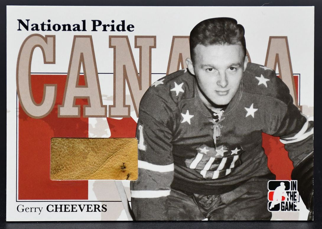 2005-06 ITG Heroes and Prospects Series 2 National Pride Cheevers NPR-29 Pads