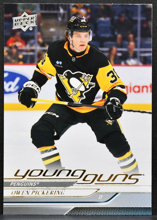2024-25 Upper Deck Extended Young Guns Owen Pickering 703 Penguins RC 4834