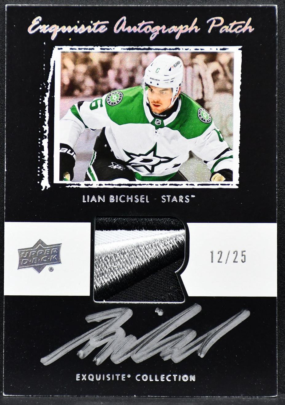 2024-25 UD The Cup Exquisite Collection Black Auto Patch Lian Bichsel EB-LB /25