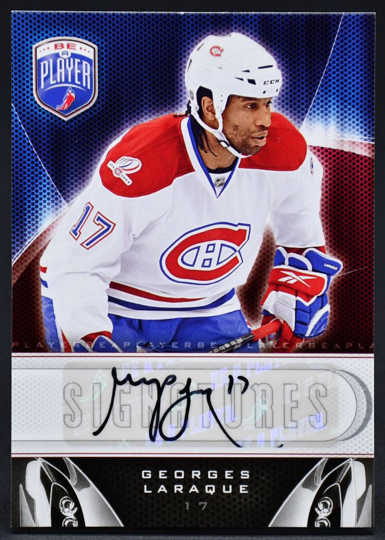 2009-10 UD Be A Player Georges Laraque S-GL Auto