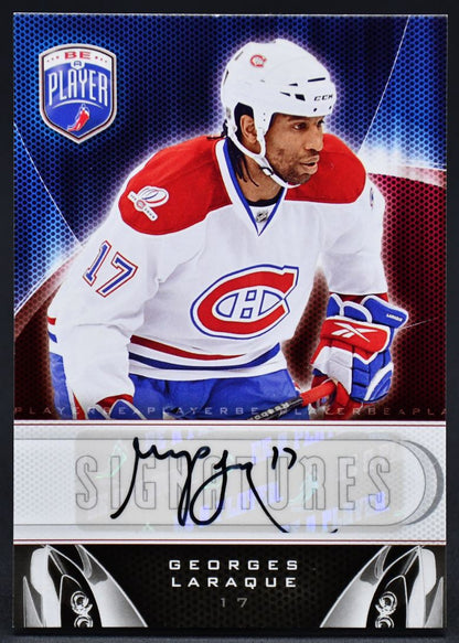 2009-10 UD Be A Player Georges Laraque S-GL Auto