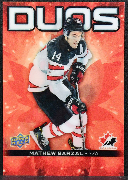 2025-26 Upper Deck Tim Hortons Duos Bo Horvat / Mathew Barzal CO-10 0053