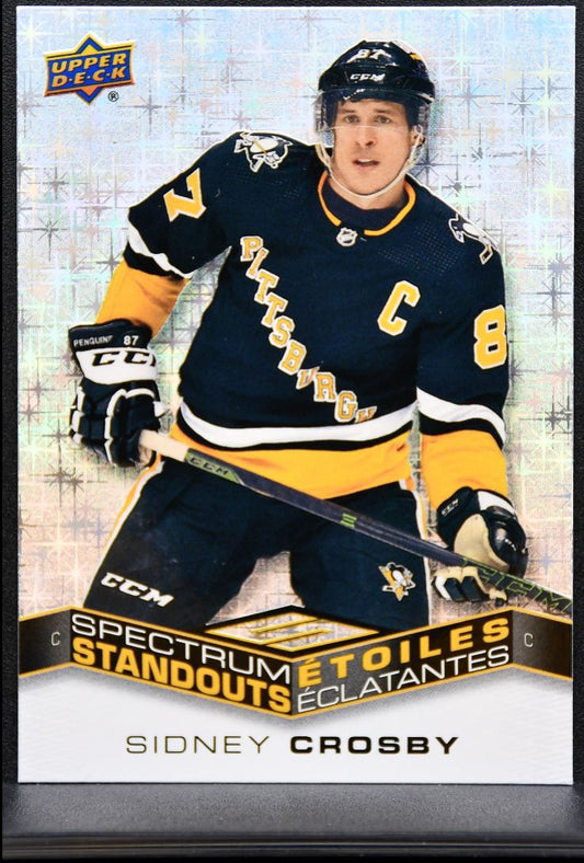 2022-23 UD Tim Hortons Spectrum Standouts Sidney Crosby C-1 Penguins 0229