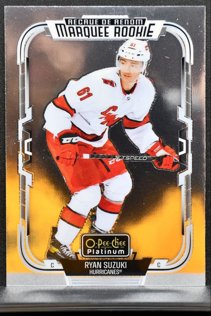 2026-27 O-Pee-Chee Platinum Marquee Rookie Ryan Suzuki 215 Hurricanes RC 2140