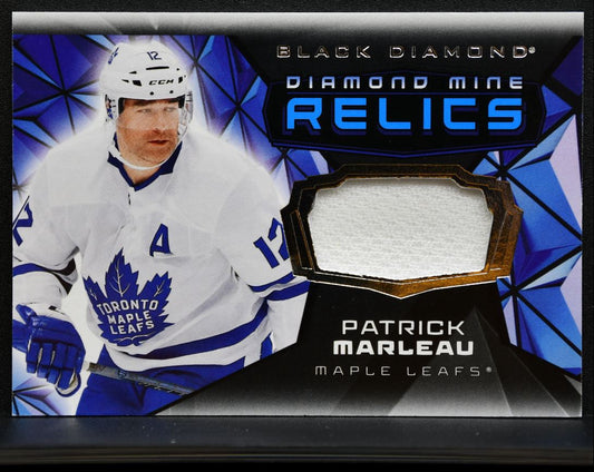 2025-26 UD Black Diamond Mine Relics Patrick Marleau Maple Leafs Jersey 0795