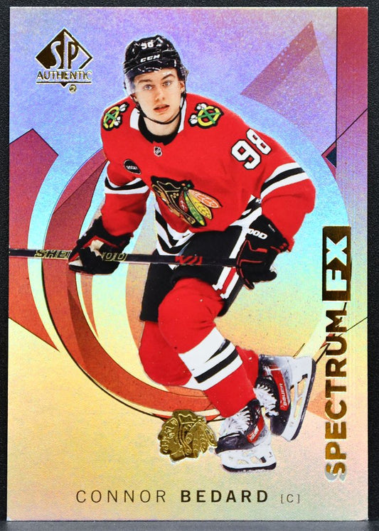 2024-25 SP Authentic Spectrum FX Connor Bedard S-7 Chicago Blackhawks 6036