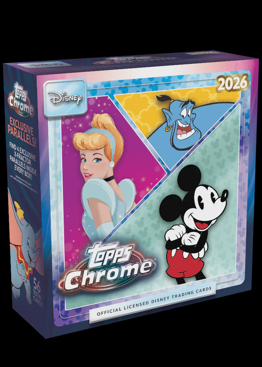 Topps Chrome Disney 2026 Mega Box