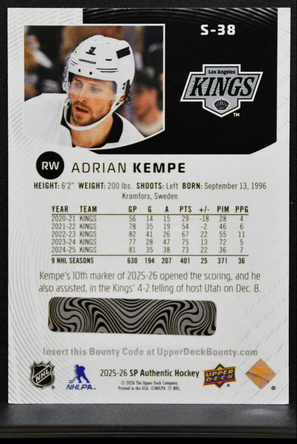 2025-26 SP Authentic Spectrum FX Adrian Kempe S-38 Los Angeles Kings 8228