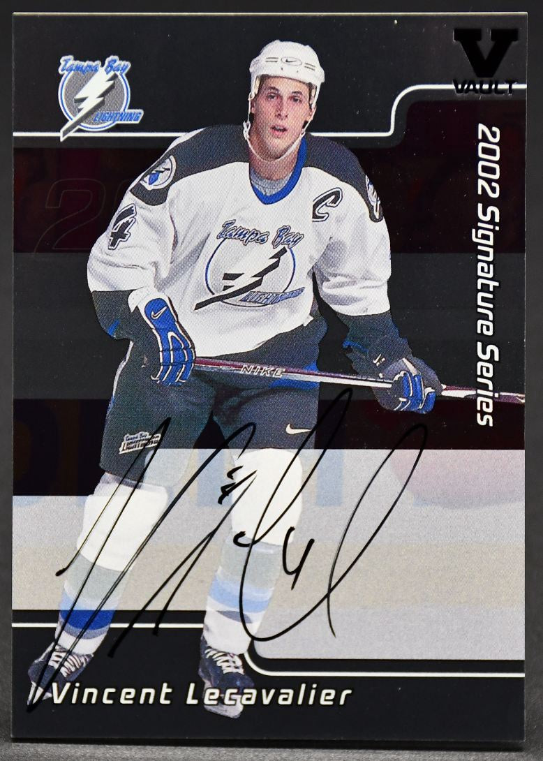 2002-03 In The Game Be A Player Signature Series Vincent Lecavalier LVL Auto