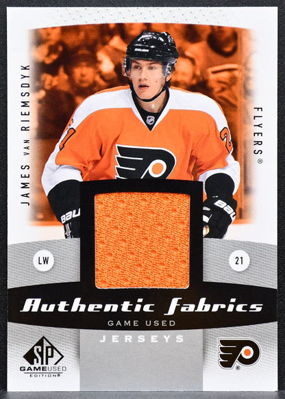 2010-11 SP Game Used Authentic Fabrics James Van Riemsdyk Flyers Jersey 2820