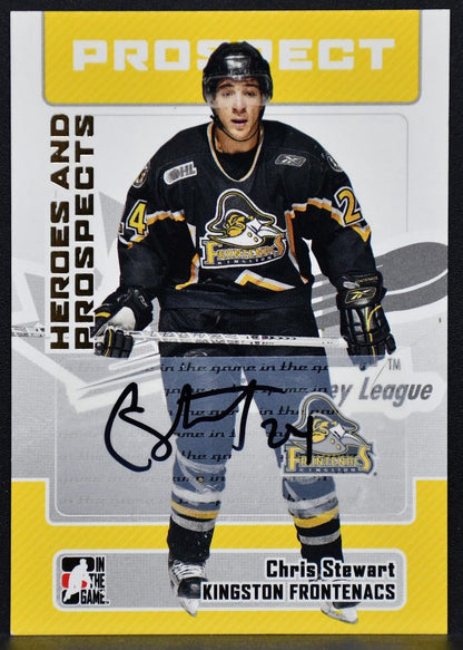 2005-06 ITG Heroes and Prospects Series II Stewart A-CS Frontenacs Auto 2650