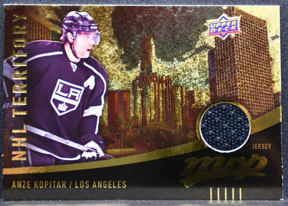 2016-17 Upper Deck MVP NHL Territory Material Anze Kopitar Kings Jersey 4569