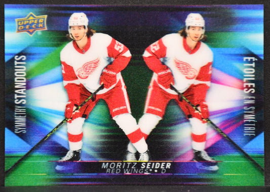 2023-24 UD Tim Hortons Symmetry Standouts Moritz Seider 3D-8 Detroit Red Wings 7252