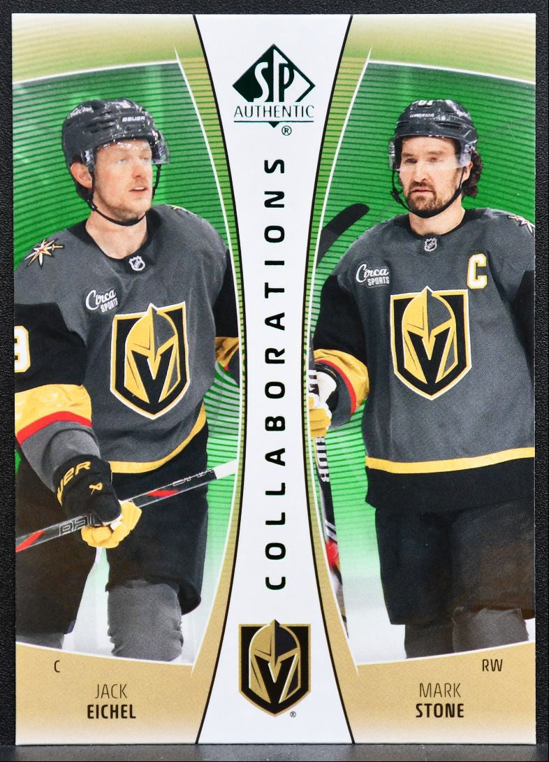2025-26 SP Authentic Collaborations Jack Eichel / Mark Stone Golden Knights 1341