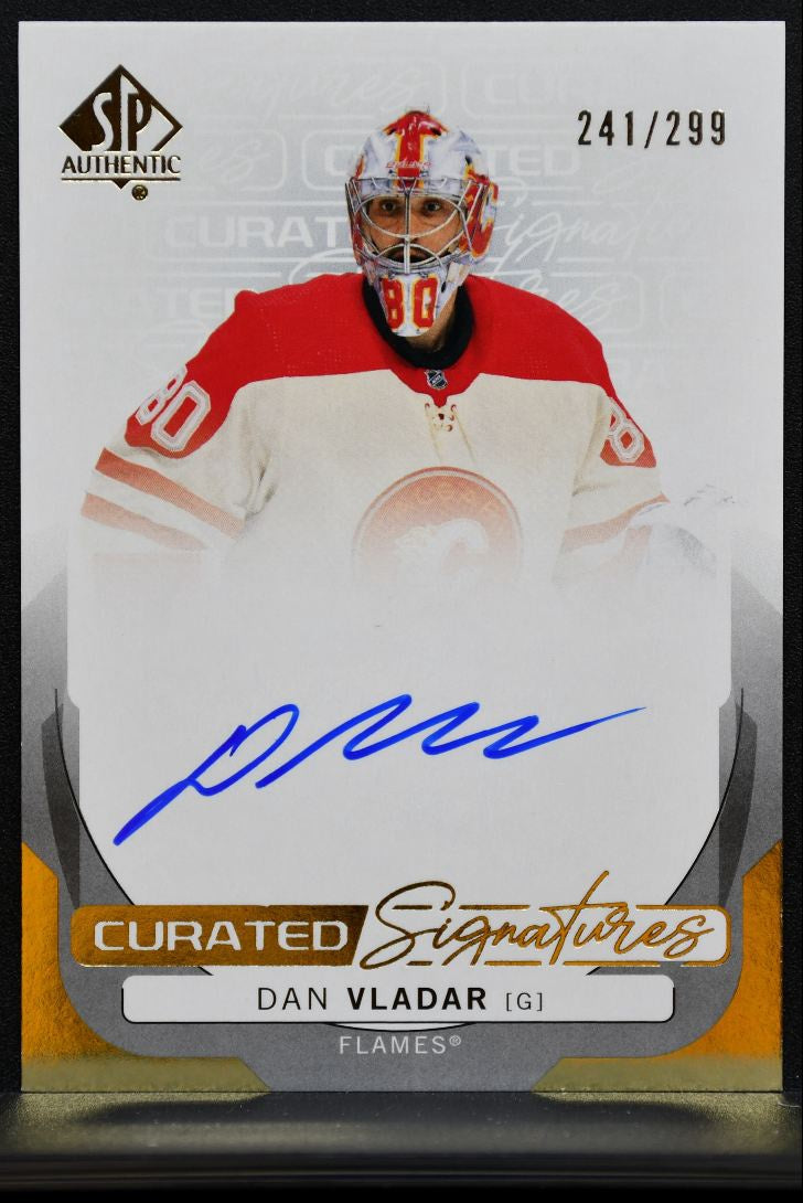 2024-25 SP Authentic Curated Signatures Dan Vladar Flames Auto 241/299 2676