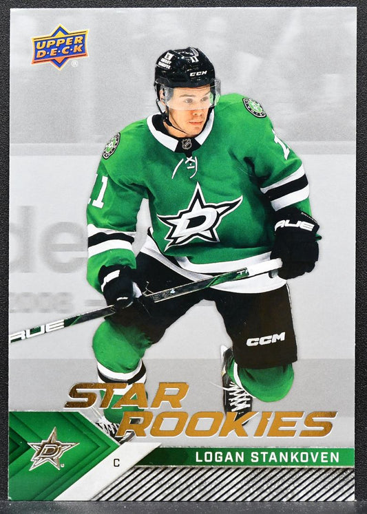 2024-25 Upper Deck NHL Star Rookies Logan Stankoven 2 Dallas Stars RC 8816