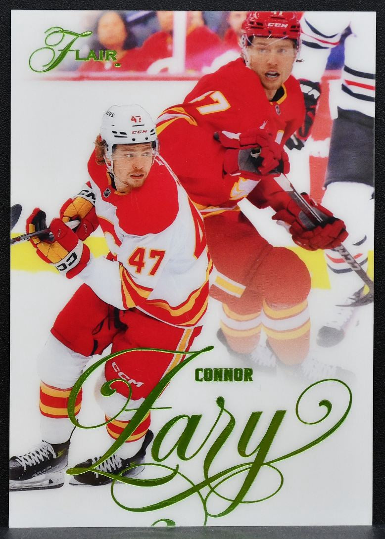 2025-26 Flair Forecheck Variant Connor Zary 17 Calgary Flames 250/349 8662