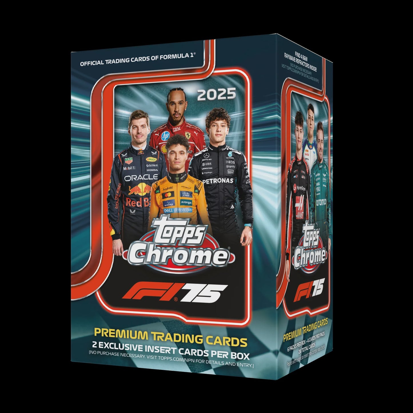 2025 Topps Formula 1 Chrome Value Box – Kingdom of the Titans