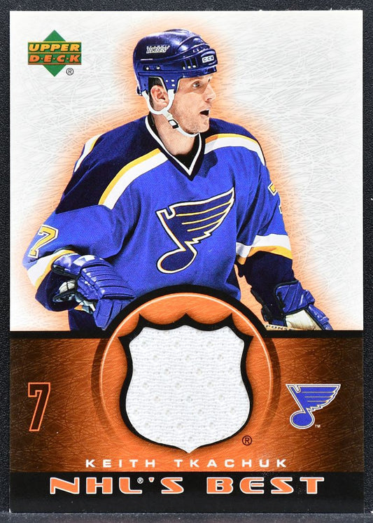 2003-04 Upper Deck NHL's Best Jerseys Keith Tkachuk NB-KT Blues Jersey 4503