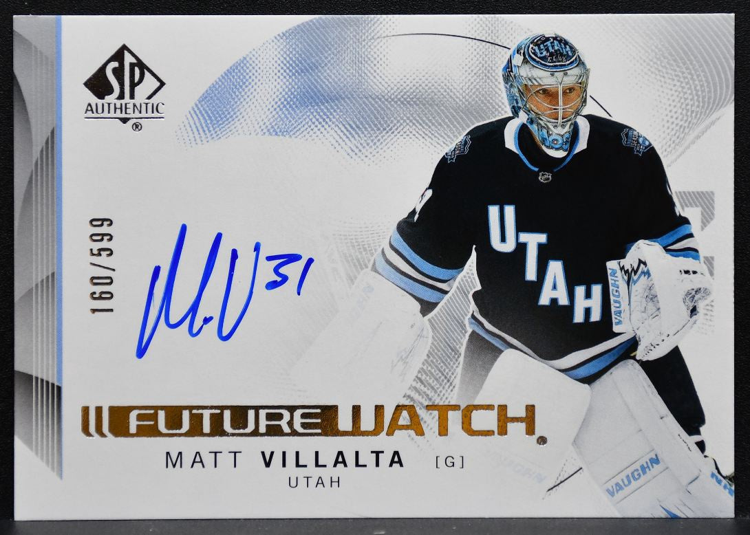 2024-25 SP Authentic Horizontal Future Watch Auto Villalta RC Auto 160/599 1117