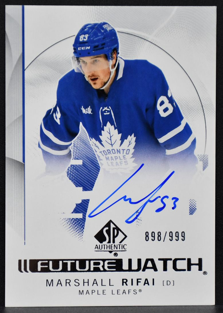 2024-25 SP Authentic Future Watch Auto Rifai Maple Leafs RC Auto /999 4733